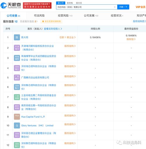 騰訊等資本注入深圳歸芯科技，科技與旅游融合項(xiàng)目策劃咨詢(xún)迎來(lái)新機(jī)遇